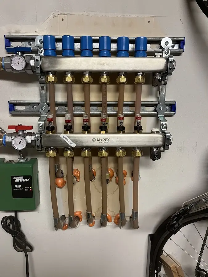 Plumber performing Leak Detection at a residential property in Harrison